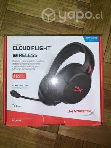 Audifonos hyperx cloud flight wireless
