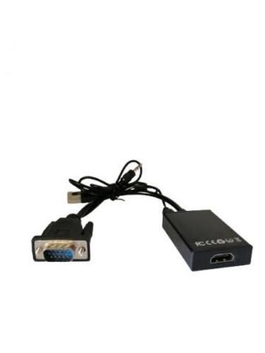 Conversor Activo Vga A Hdmi Converter 1080p Hd Ad