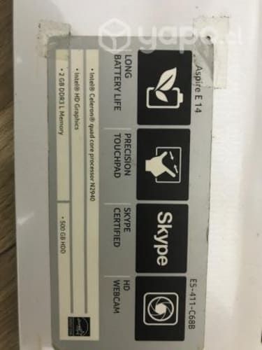 Notebook Acer E14 en desarme