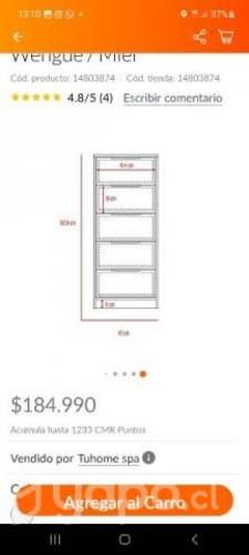 Mueble 5 cajones kawai wengue