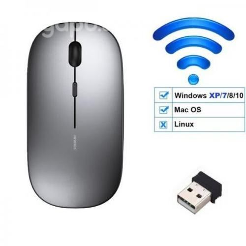 Ratón inalámbrico recargable para ordenador