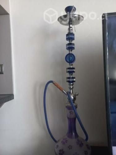 Narguile de vidrio (hooka) usado en buen estado
