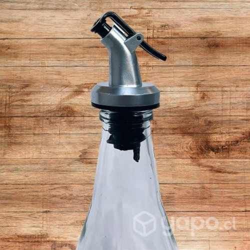 Botella De Vidrio Aceitero O Alcuza