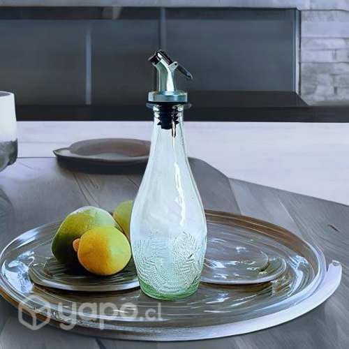 Botella De Vidrio Aceitero O Alcuza