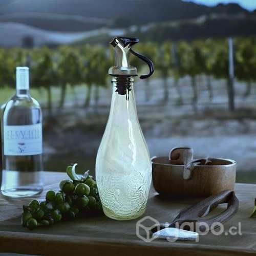 Botella De Vidrio Aceitero O Alcuza