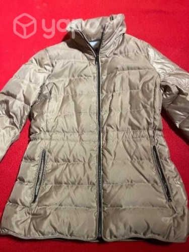 Parka Alaniz mujer beige dorada
