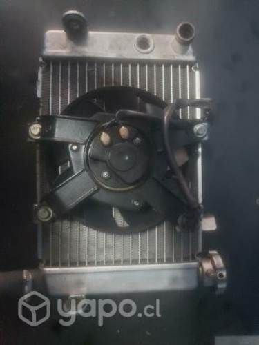 Radiador y ventilador benelli tnt 250 originales