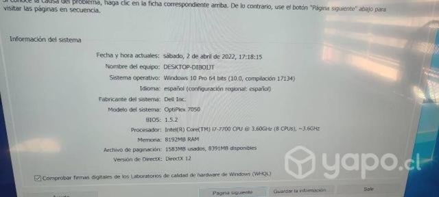 Torre computador corel7