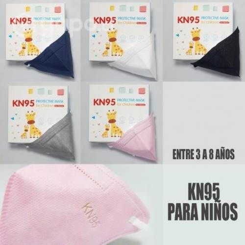 Mascarillas KN95 para niños(100 cajas de 20 unidad