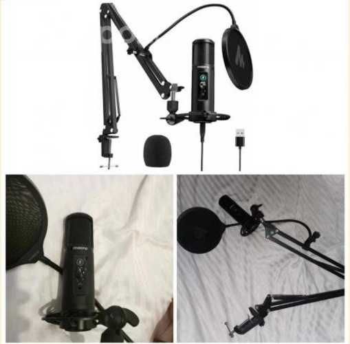 Micrófono USB Con Soporte