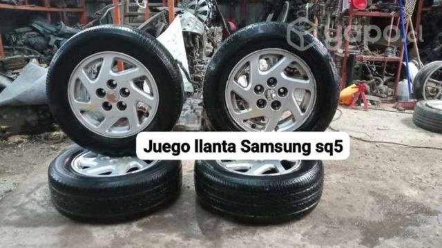 Juego de llantas Samsung sq5 con neumático