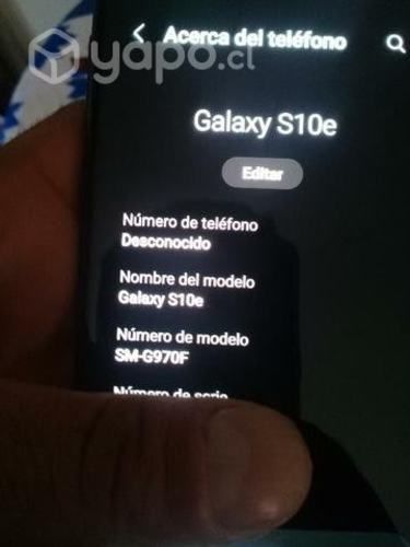Celular Samsung s10e alta gama!