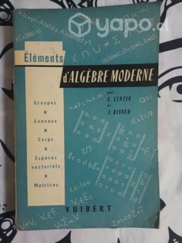 Elementos de Álgebra Moderna (Francés)