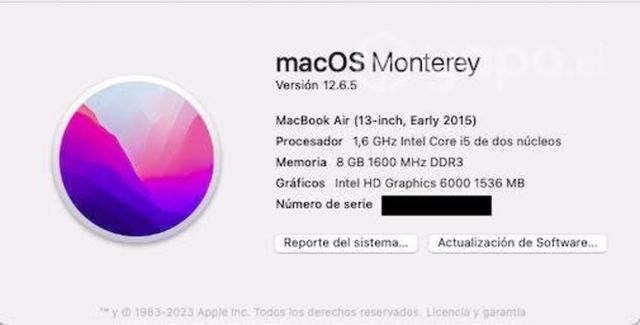 Macbook Air early 2015