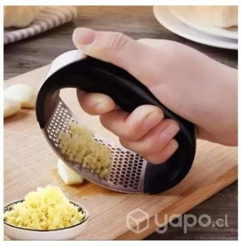 Prensa Picador Moledor De Ajos Manual De Acero Ino