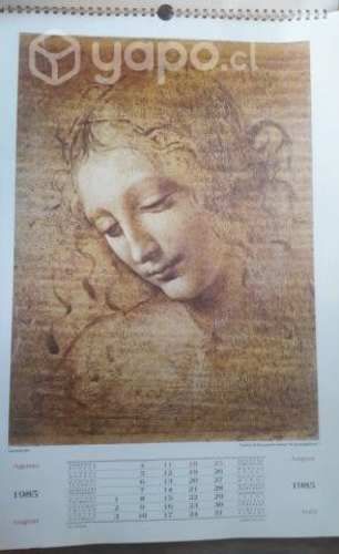 Calendario Leonardo da Vinci 1985