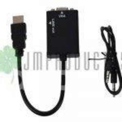 Convertidor De Hdmi A Vga Con Audio Con Cable 1×1
