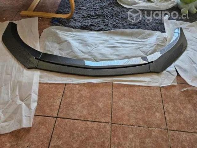 Front lip de carbono para mercedes benz clase a