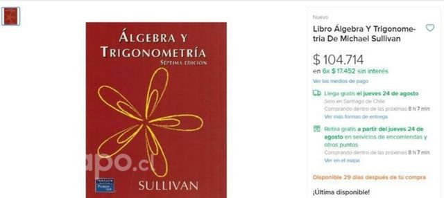Libro Álgebra y Trigonometría SULLIVAN