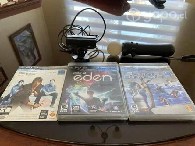 Controles Move + Camara + Juego Ps