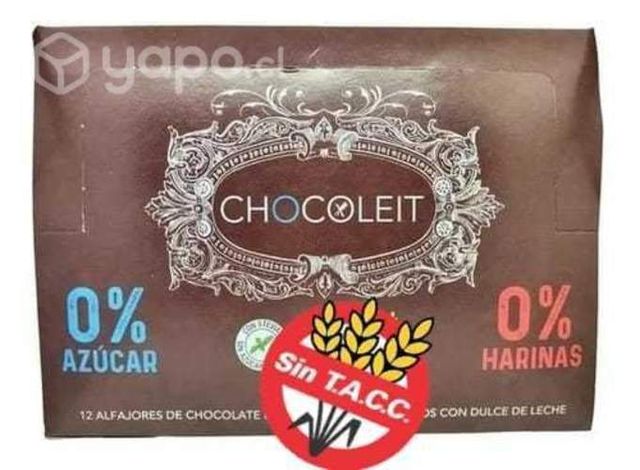 Alfajor chocoleit negro 12 unidades