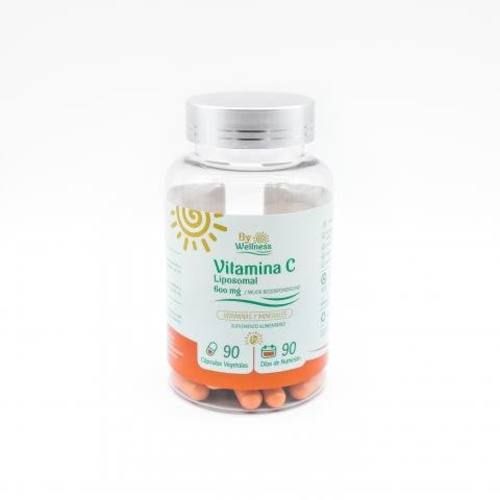 Liposomal Vitamina C 600 Mg -bywellness- 90 Caps -