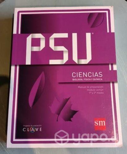 Libro PSU CIENCIAS SM
