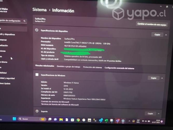 Microsoft Surface Pro 7 (i7-1065G7 / 256 GB / 16 G