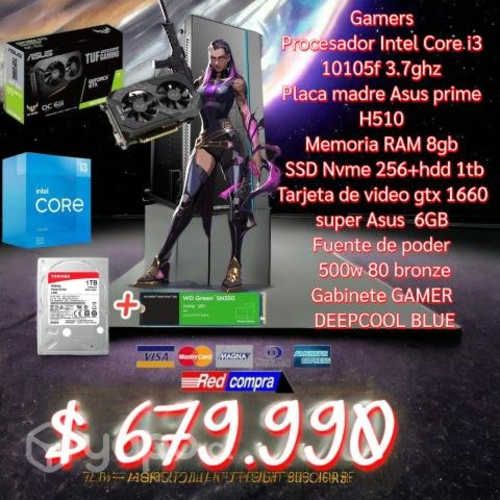Computador gamer gtx 1660 super 6gb