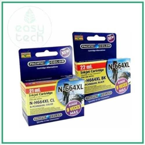 Pack de tintas color y negro para HP 664XL