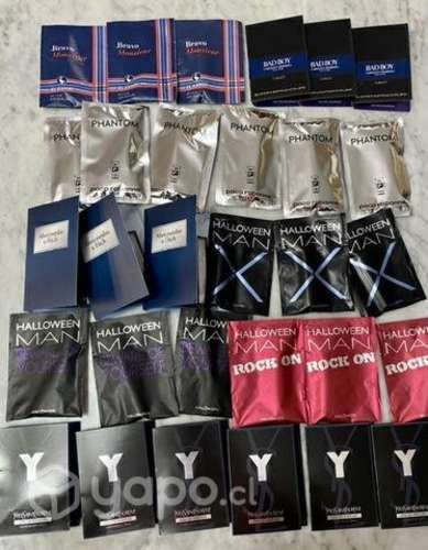 Muestras de perfumes originales hombre y mujee