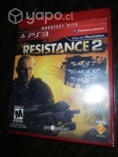 Resistance 2. ps3. hablado en español.