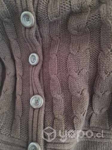 Chaqueta de lana cafe moro nuevo