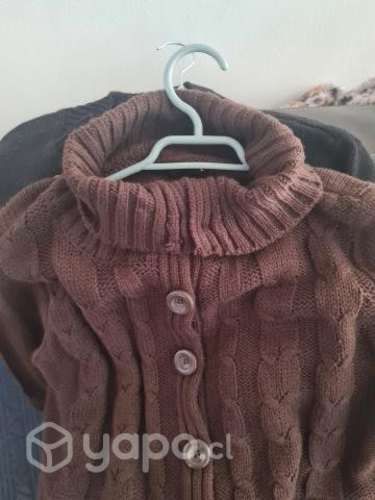 Chaqueta de lana cafe moro nuevo