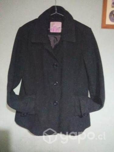Abrigo gris oscuro talla S