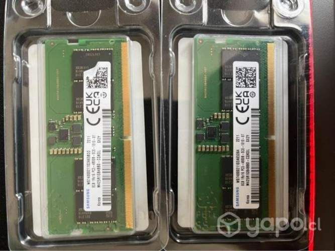 Memorias RAM DDR5 8GB 4800Mhz