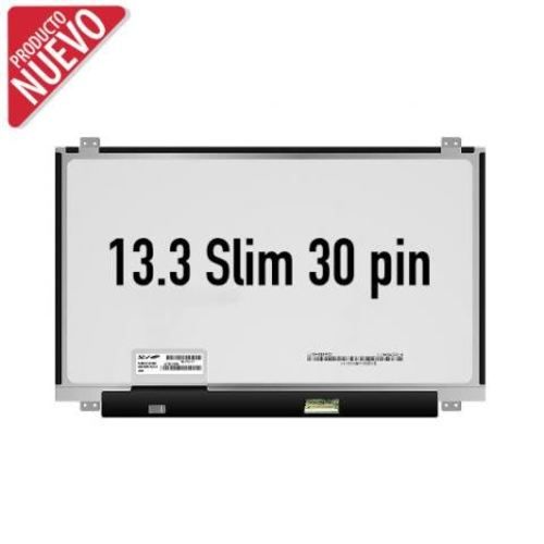 Pantalla notebook led hd 13.3 hd slim 30 pines
