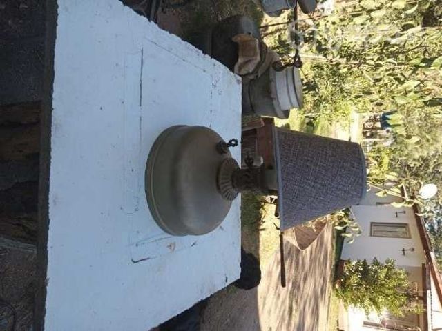 Lampara antigua de bronce