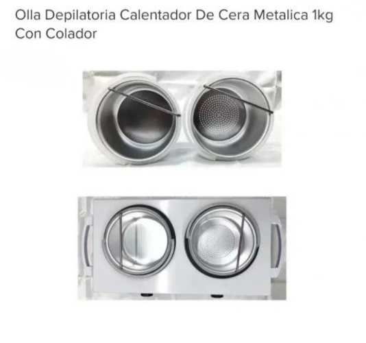 Olla depilatoria calentador de cera 1 kilo