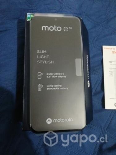 Celular Motorola E13 nuevo