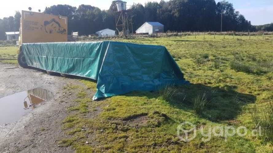 Carpa engomada para camion