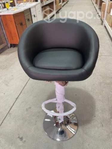 Taburete de ecocuero, cómodo e hidráulico