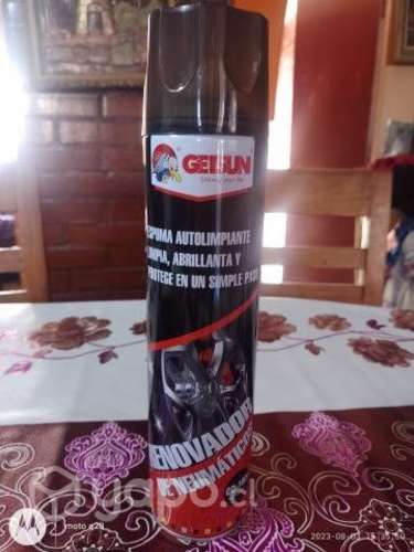 Renovador de neumáticos 4000 y silicona 3000