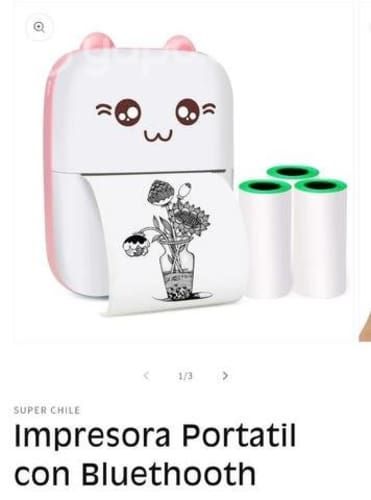 Impresora portátil con bluetooth