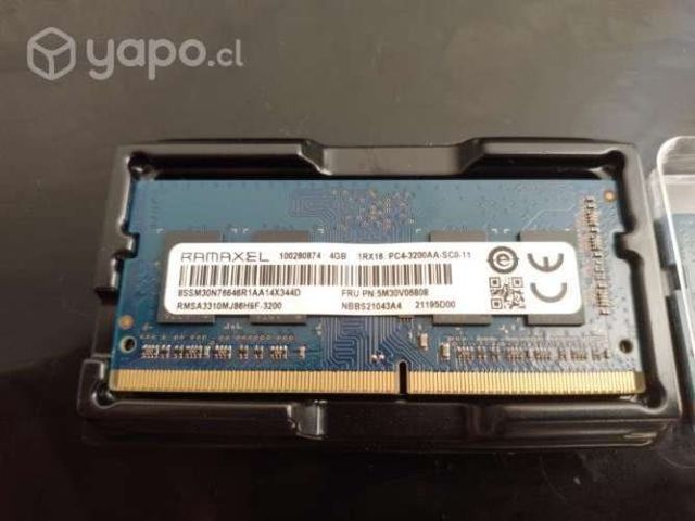 Memorias Ram DDR4 4GB 3200Mhz