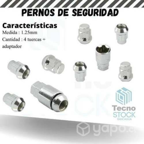 Pernos de seguridad 1.25mm