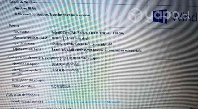 HP probook 450 G6 I7 1TB 256SSD a toda prueba.