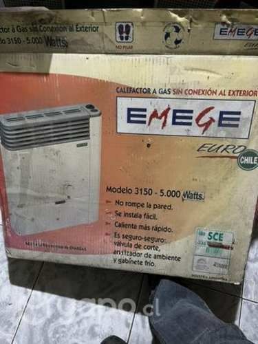 Calefactor a gas para muro