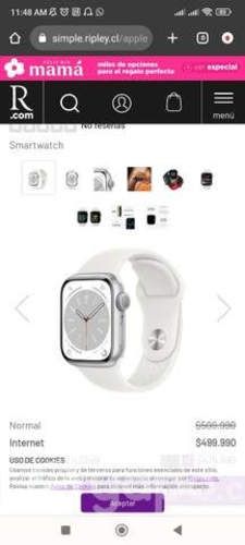 Apple Watch serie 8 , última generación n