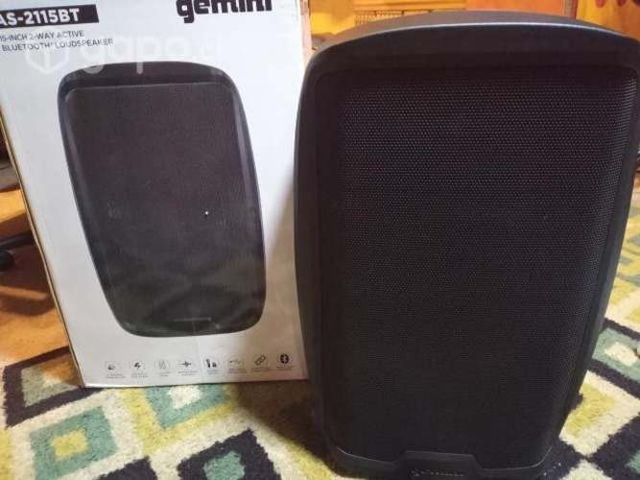 Cajas activas gemini as-2115bt 15" bluetooth